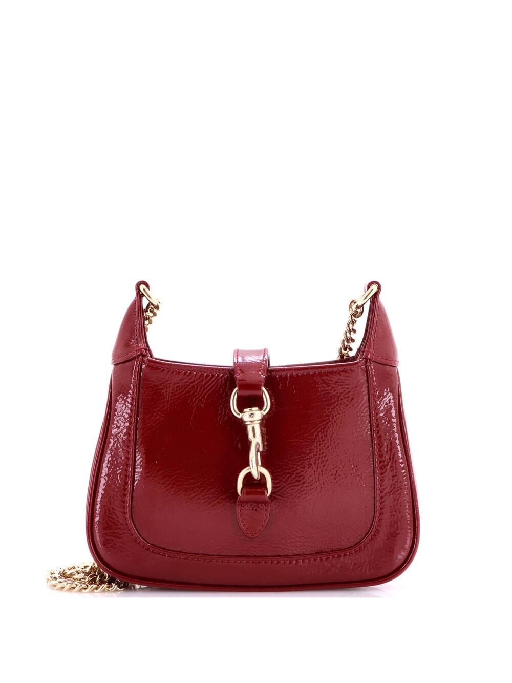 Gucci Jackie Notte Chain Hobo Patent #364763G21B